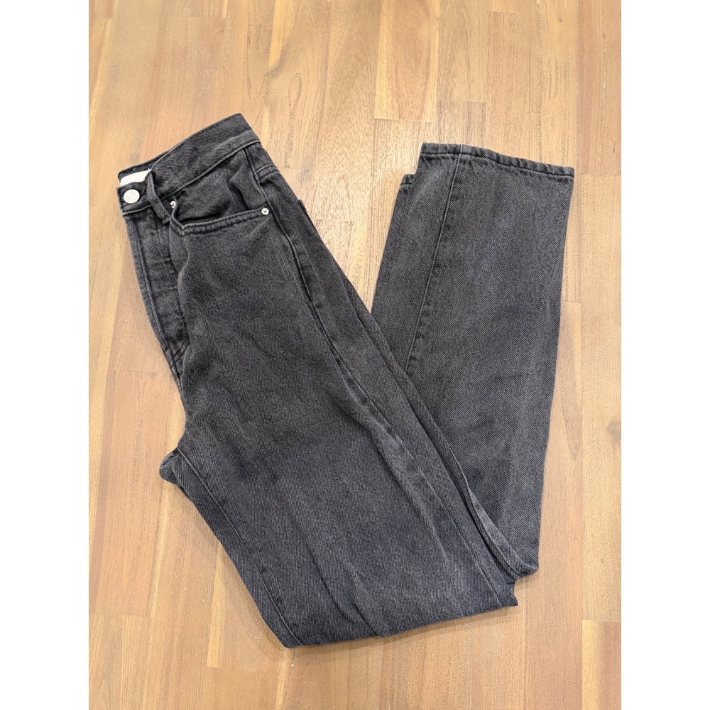 Pacsun Dad Jean Charcoal‎ Gray High Rise Denim Pants Size 24